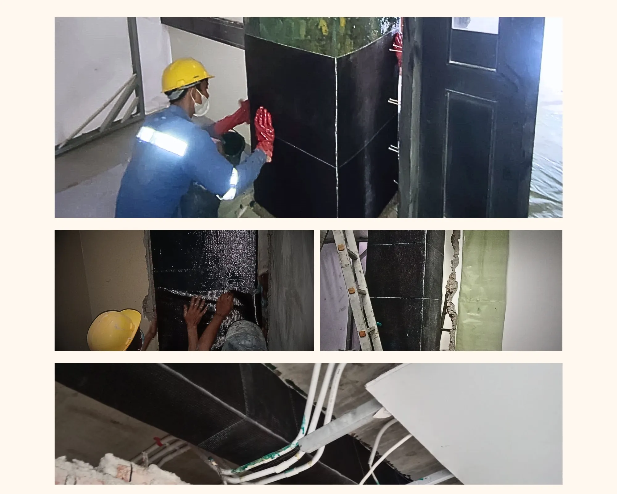 Aplikasi Perkuatan Balok Beton